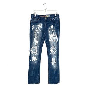 Mudd Juniors Bleached Ripped Jeans